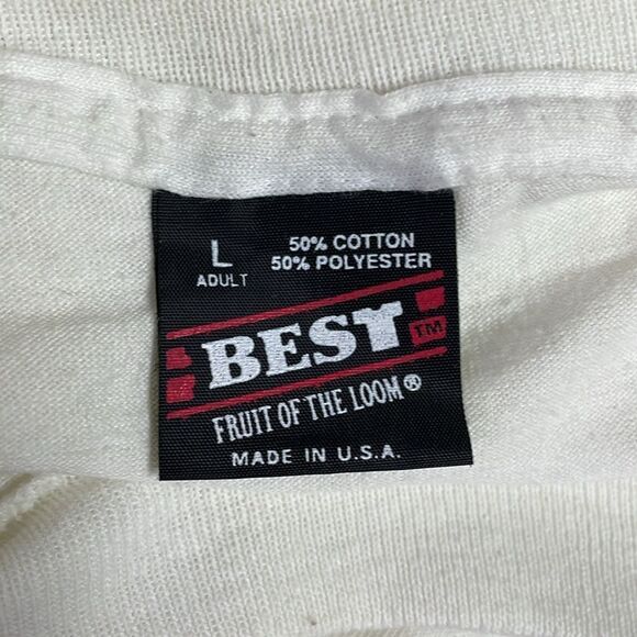 Fruit of the Loom Pumpkin Tshirt, Size Large Adult,White With Beaded Pumpkins - Picture 6 of 6